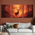 thumbnail image 6 of Shadudu Deer Modern Prints Set of 3 for Living Room Bedroom Office Wall Decor 12x16 Inches Unframed 12"x16"x3pcs, 6 of 6