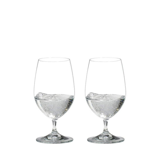 Riedel Vinum Crystal Dishwasher Safe Gourmet Water Glass, 13 Ounces (2