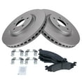 thumbnail image 2 of TRQ Front Brake Pad & Rotor Kit Brake Pads Brake Rotor Ceramic Premium G-Coated Fits Select 2010-2012 Ford Taurus, 2 of 5