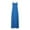 Blue, variant on Ahuyic Printed Solid Color Plus Size Dress For Women, Summer Womens' Sleeveless Tank Long Maxi Dresses,Women's Solid Color Zipper Sleeveless V-Neck Loose Ankle-Length Dress