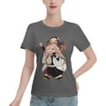thumbnail image 1 of Women's Basic Short Sleeve T-Shirt Demon Slayer: Koiju and Nidouzi, 1 of 6