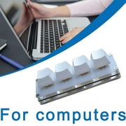 Hatatit Mini 4 Keys Macro Mechanical Keyboard Gaming Keypad with USB Data Cable for Windows Mac OSU etc HID Standard Keyboard