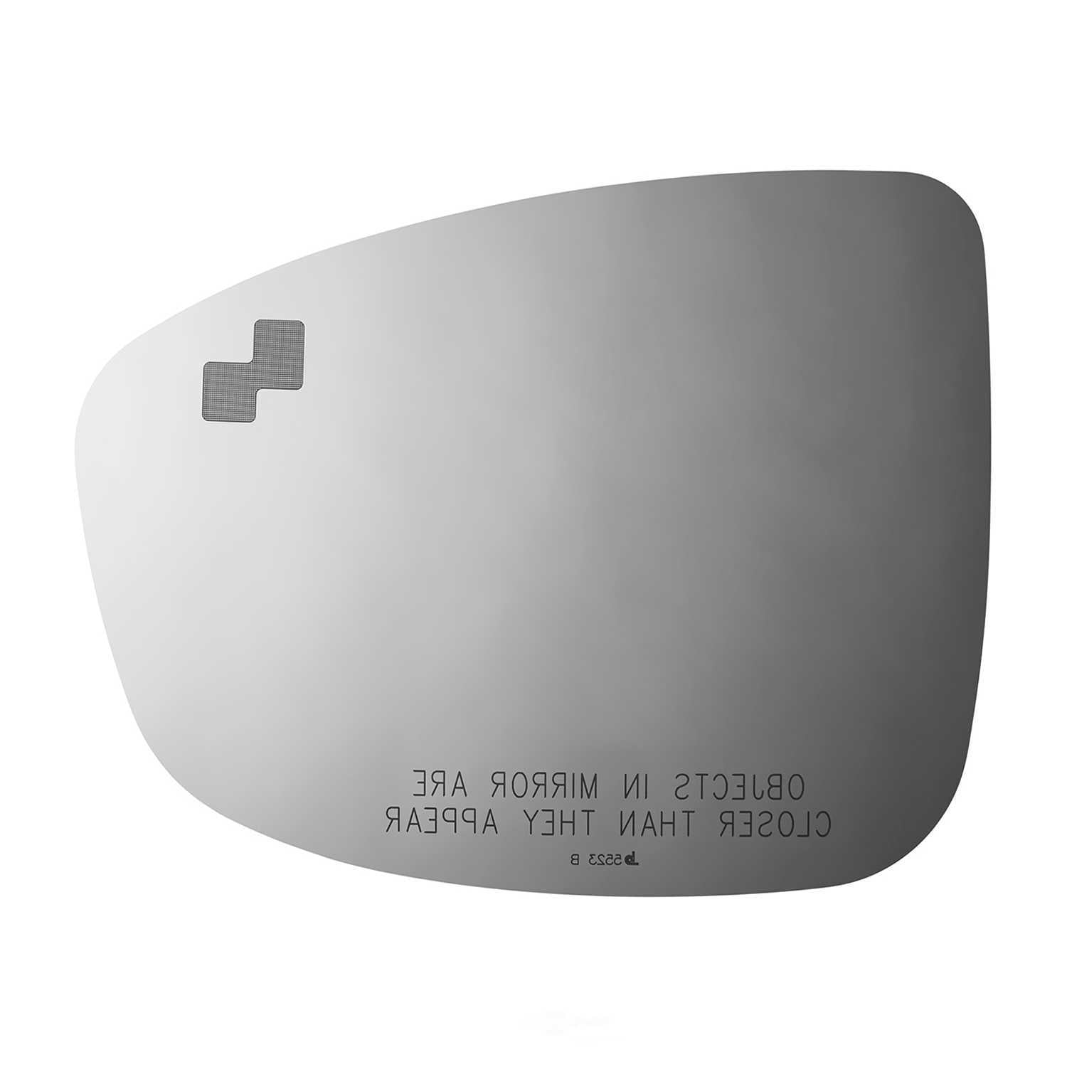 Burco Side View Mirror Replacement Glass - Clear Glass - 5523B