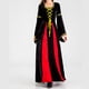 thumbnail image 5 of Mujer Moda Sólido Vintage Retro Showsuit Traje irlandés Vestido de manga acampanada Fridja yut7184, 5 of 9