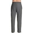 thumbnail image 4 of Thredzr Men Fleece Lounge Pants Flannel Cute Pj Bottoms Comfy Drawstring Casual Pajama Pants Cozy Elastic Waist Loose Sleep Bottoms Gray L, 4 of 4