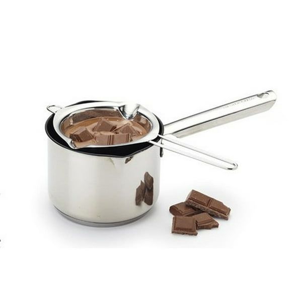 chocolate melting pot chocolate boiler milk heating bowl metal butter melting pan stainless steel chocolate melting pot