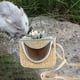 thumbnail image 5 of Bolsa cilíndrica para hámster, bolsa de transporte desmontable para ardillas y chinchillas. verde, 5 of 7