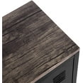 thumbnail image 5 of Highsound Nightstand with Metal Locker, Modern Bedside Storage Table with Removable 2 Tier Shelves for Boy Teens Bedroom-Black, 5 of 7