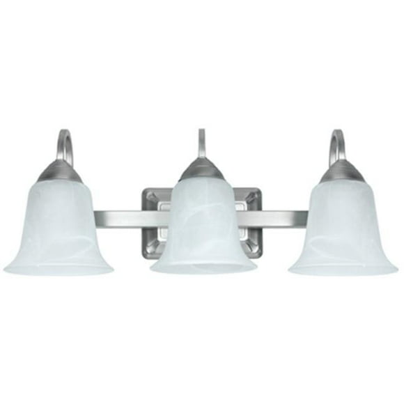 73960 3 Light, Brushed Nickel Finish Led Vanity Fixture