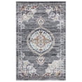thumbnail image 1 of 3 x 7 Pi Vintage Oushak Médaillon Rectangle Zone Tapis&44; Gris, 1 of 1