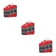 thumbnail image 2 of Toystoory Organización de 3 paquetes/lote y ahorro de espacio con estos cubos de embalaje de viaje malla comprimida con cremallera roja Type1 NO1, 2 of 6