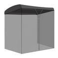 thumbnail image 2 of Patio Swing mosquito Netting, Outdoor Swing Chair mosquito Net with Zipper Opening and Waterproof Top, Outdoor mosquito Nets for Two-Person Three-Person Swing Chair Hammock,205x125x205cm, 2 of 8