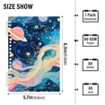 thumbnail image 3 of Starry Sky Planets Ring Binder Notebook Journey Note Diary College Ruled Spiral Notebook Study Loose Leaf Paper A5 60 Pages, 3 of 8