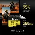 thumbnail image 3 of Lexar Professional 256 GB UHS-II (U3) V60 microSDXC, 3 of 10