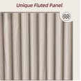 thumbnail image 6 of TIQLAB 55" Large Fluted Buffet Cabinet with Storage, Modern Credenza with Adjustable Shelves, Mid Century Sideboard, Media Console for Living Dining Room Kitchen Entryway Hallway, Light Walnut, 6 of 15