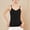 Black, variant on Lace‑Trim V‑Neck Camisole Lace Suspender Inner Outer Wear Delicate Lace Edge Supportive Lined Tank Seamless Soft Stretch Breathable Layering Cami For And Travel White Free Size
