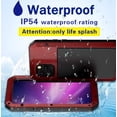 thumbnail image 3 of for iPhone 11 Por Case,Full Body Protective Cover Heavy Duty Shockproof [Tough Armour] Aluminum Alloy Metal Case with Silicone Built-in Screen Protector for Apple iPhone 11 Pro 5.8 Inch - Red, 3 of 9