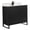 Black Matte, variant on Fine Fixtures Opulence Collection 36 in. W x 18 in. D x 33 in. H Bathroom Vanity in White Matte with White Ceramic Sink - Chrome hardware
