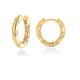 thumbnail image 1 of Pendientes Xtellar Aretes Dorados Con Detalle Trenzado Chic, 1 of 4