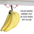 thumbnail image 2 of Colgador con gancho tipo banana Gadjit negro (paquete de 2) para armario, 2 of 7