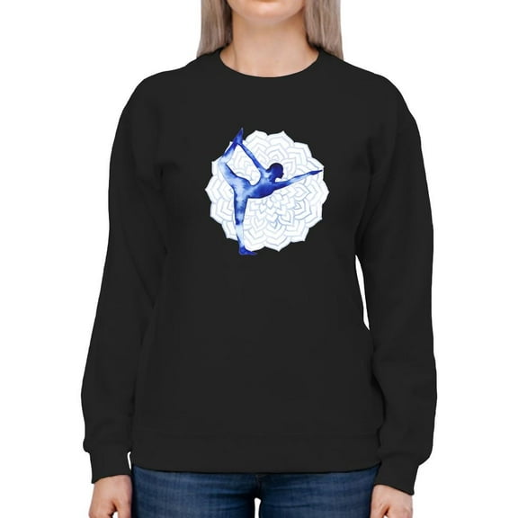 Yoga Flow I Sweatshirt Women -Grace Popp Designs, Female 3X-Large