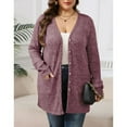 thumbnail image 4 of AviBest Plus Size Cardigans for Women Lightweight Long Sleeve Open Front Button Up Fall Thin Cardigans with Pockets, 1XL-5XL, 4 of 6