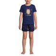 thumbnail image 3 of Lands' End Girls Short Sleeve Tee and Shorts Pajama Set, 3 of 3