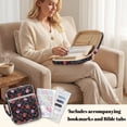thumbnail image 4 of Yuyamidu Adorable Ladybug Bible Cover Case for Women Heart Bible Cover Bag Quilted Bible Carrying Case Study Supplies Accessories Christian Gifts for Women, 4 of 8