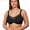 Black, variant on Full Figure Seamless Underwire T Shirt Bra Push Up Comfort Everyday Bra No Underwire Bra,44G,(White)