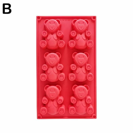 

Silicone Bear Mould 3D Cake Decorating Chocolate Fondant 2023 Clay Candle C5G6