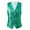 Green, variant on Mens Sequins Lapel Vest Casual Lapel Vest Performance Banquet Suit