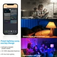 thumbnail image 5 of 8 Pack A19 A19 Smart LED Light Bulbs, WiFi & Bluetooth, 60W Equiv, E26 Base, 2000K-5000K RGBCW Full Color Changing Smart Bulb, 5 of 5