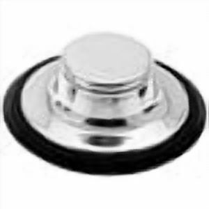 Westbrass Replacement Waste Disposal Stopper with Brass Cap, Polished Nickel