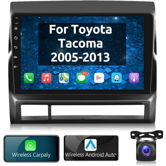 THONZER 9" HD Touch Screen Car Radio for Toyota Tacoma 2005-2013, 2GB 32GB