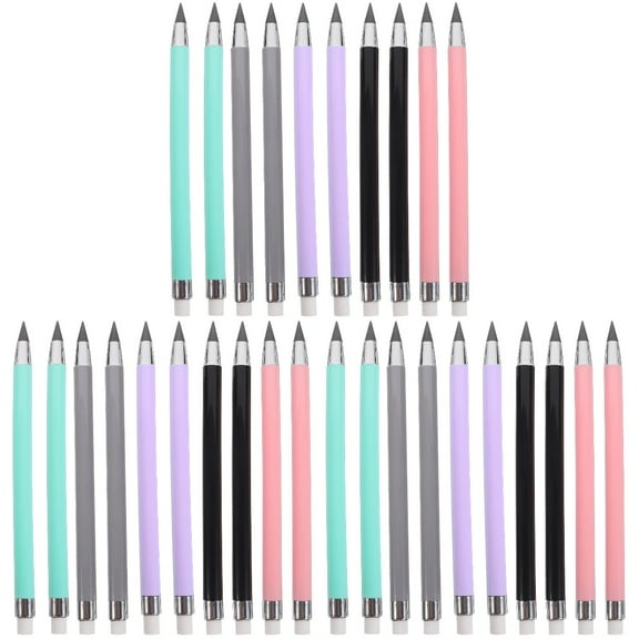 30 Pcs  Everlasting Pencils Inkless Pencils Lightweight Pencils Students Writing Pencils for Gifts