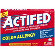 Actifed Cold & Allergy 24ct