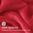 thumbnail image 4 of Astarin Throw Blanket, King Size Red Blankets & Throws for Couch/Beds, Fuzzy and Cozy Blanket, 90x108 inches, 4 of 9