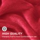 thumbnail image 3 of Manta Astarin tamaño queen, color rojo, para sofá o cama, suave y acogedora, 228 x 228 cm., 3 of 8