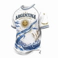 thumbnail image 3 of Men's Soccer Fan Mesh Short Sleeve T Shirt, Breathable Loose Graphic Tee Top for Game Day Casual Sport Wear,White-f,XS, 3 of 3
