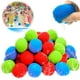 thumbnail image 5 of Pelotas de esponja de agua reutilizables - Pelotas blandas absorbentes para salpicar en paquetes de 50 para juegos de piscina, playa y jardín - Juguetes acuáticos seguros para el exterior y, 5 of 9