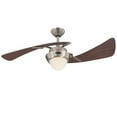 thumbnail image 6 of Westinghouse Lighting Indoor Ceiling Fan with Lights and Remote Control, Harmony 48 Inch Fan for Bedroom Home Living Décor, Wholesale Home Cloth Included, Brushed Nickel Finish, 6 of 6