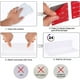thumbnail image 4 of Estantes flotantes de 2 piezas, estante de pared de acrílico, estante flotante de pared con gancho para cable y orificio para cable para despertadores, plantas, parlantes (blanco y negro), 4 of 5