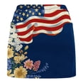 thumbnail image 3 of APEXFWDT Women's Plus Size Workout Athletic Skirt with Lining 4th of July Print Yoga Tennis Skirt Casual Bottoms S-5XL, 3 of 5