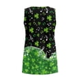 thumbnail image 5 of FUIALDOLG St Patrick Day Clothes Green Leaf Tank Tops for Women Loose Fit Casual Flowy Tank Tops V Neck Vest Love Hearts Music Note Tunic T-shirts Basic Tee Casual Blouse for Holiday Party,S, 5 of 7
