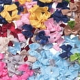 thumbnail image 1 of GFDYREE 80Pcs Mini Satin Ribbon Bows Flowers 1" x3/4"Appliques DIY Craft Scrapbooking DIY Embellishmen Projects,Bow Decorations, 1 of 2