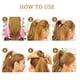 thumbnail image 2 of Soporte Para Coleta Para El Cabello Herramientas De Estilismo Con 9 Lazos Para El Cabello Cola De Caballo Ayuda Para El Peinado Moño Para El Cabello 3 Uds Inevent CE003301-00, 2 of 6