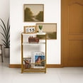 thumbnail image 5 of Narrow Side Table with Magazine Holder - Small Space Accent Table, 5 of 8