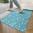 thumbnail image 4 of Blue Cartoon Unicorn Head Star Cloud Pattern Door Rugs,Washable Non Slip Door Mats Indoor,Decorative Door Mats,Entry Mat Indoor for Entrance,Bedroom,Kitchen,Bathroom,17"x30", 4 of 6