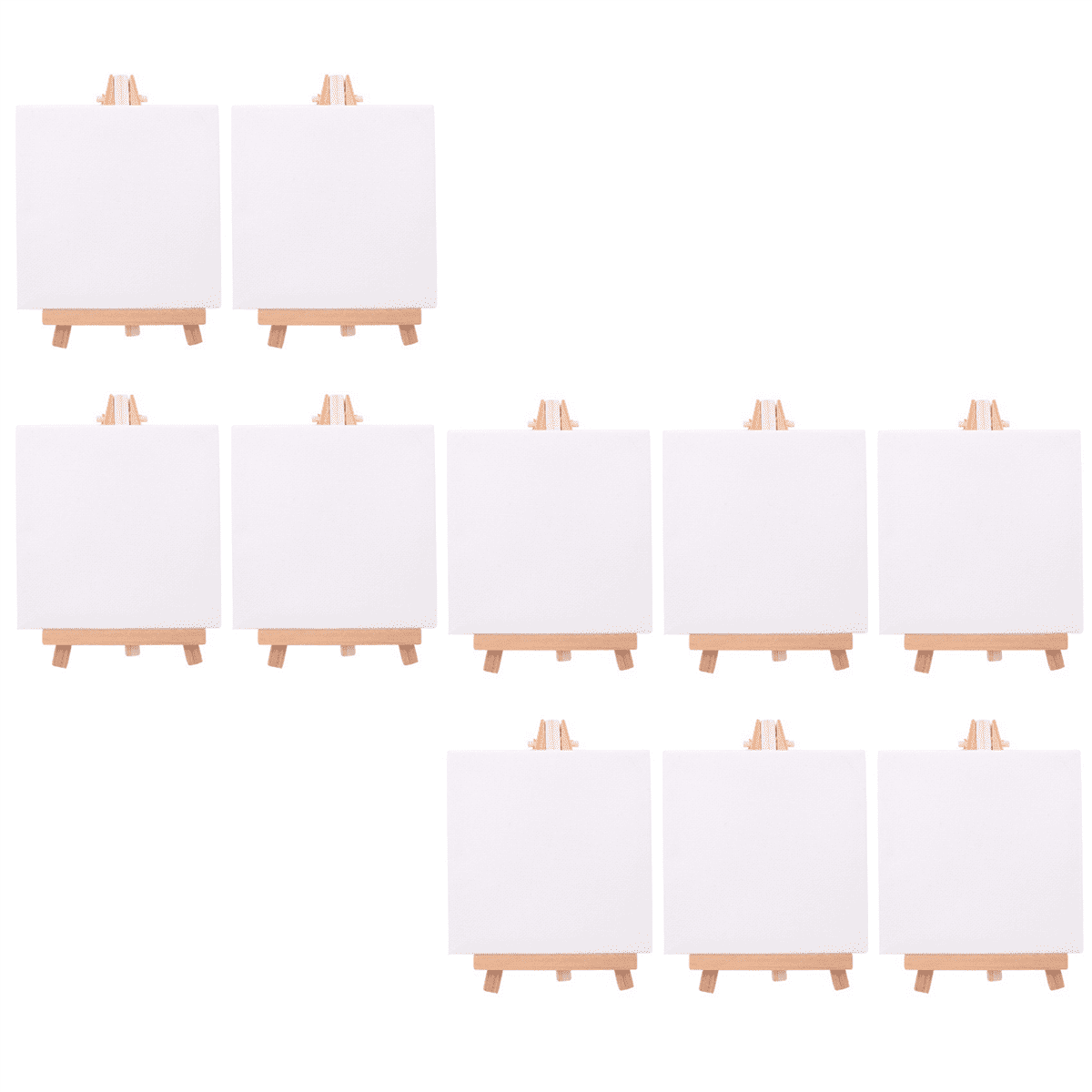 40 Set Artists Mini Canvas Set Painting Craft DIY Drawing Small Table Easel Gift