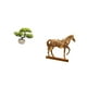 thumbnail image 5 of Árbol bonsái artificial,Árbol bonsái artificial para decoración de escritorio de interior y hogar,Árbol bonsái falso Planta falsa en maceta Planta falsa,Estatuas de caballos,Estatuas de, 5 of 8